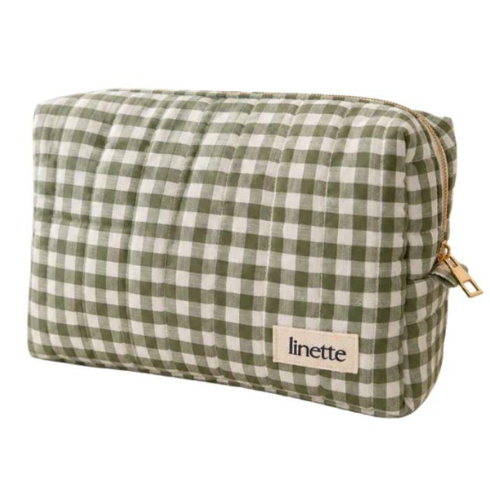 LINETTE TROUSSE VICHY LARGE VERT SAUGE