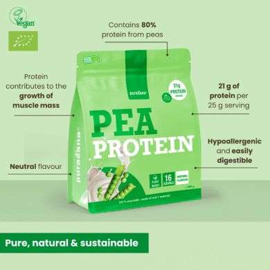 PURASANA PEA PROTEIN NATURAL FLAVOUR 400 G