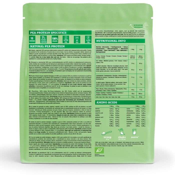 PURASANA PEA PROTEIN NATURAL FLAVOUR 400 G