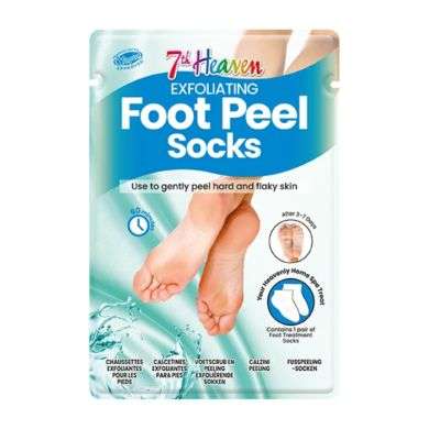 7TH HEAVEN EXFOLIATING FOOT PEEL SOCKS