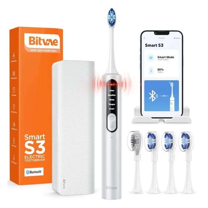 BITVAE SMART S3 BROSSE A DENTS ELECTRIQUE 4 TETES