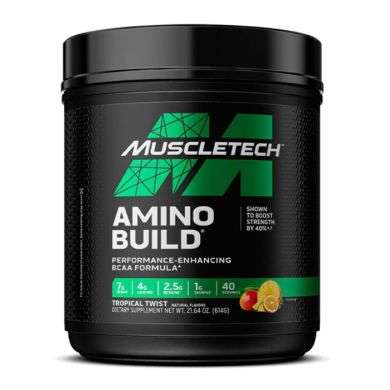 MUSCELTECH AMINO BUILD TROPICAL TWIST FLAVOUR 614 G