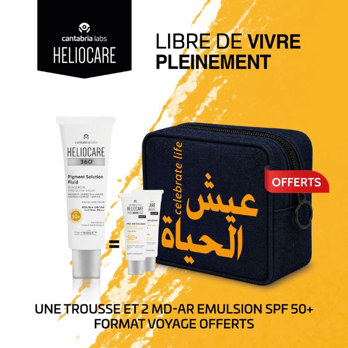 CANTABRIA OFFRE HELIOCARE 360 PIGMENT SOLUTION FLUID SPF 50 + TROUSSE OFFERTE