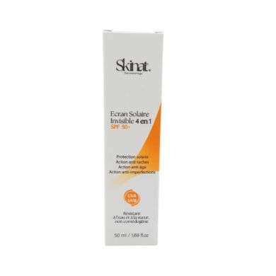 SKINAT ECRAN SOLAIRE INVISIBLE 4 EN 1 SPF50+ 50ML