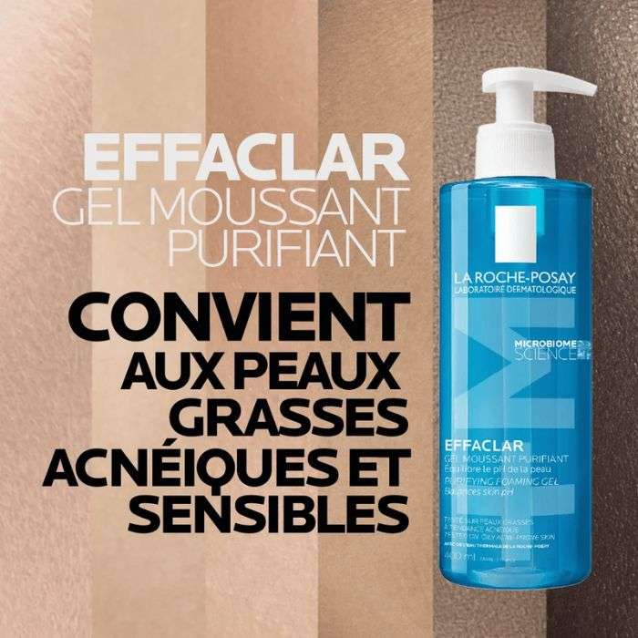 LA ROCHE POSAY EFFACLAR GEL MOUSSANT 400 ML