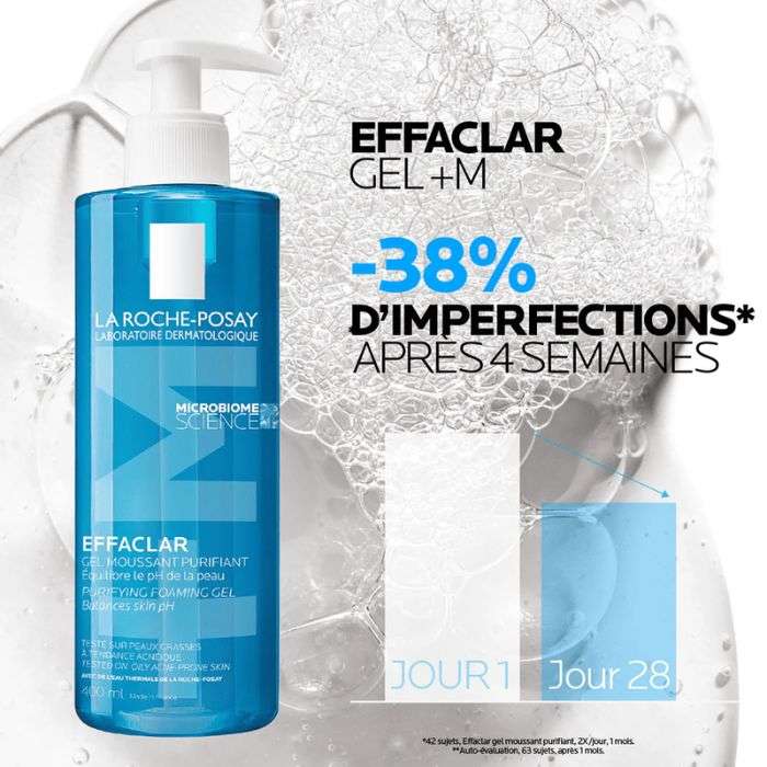 LA ROCHE POSAY EFFACLAR GEL MOUSSANT 400 ML