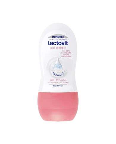 LACTOVIT DEODORANT BILLE INVISIBLE PEAU SENSIBLE 50ML