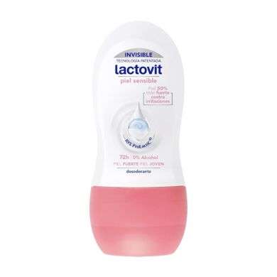 LACTOVIT DEODORANT BILLE INVISIBLE PEAU SENSIBLE 50ML