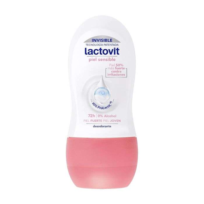 LACTOVIT DEODORANT BILLE INVISIBLE PEAU SENSIBLE 50ML