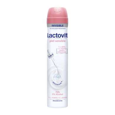 LACTOVIT DEODORANT PEAU SENSIBLE 72H 0 ALCOHOL 200 ML
