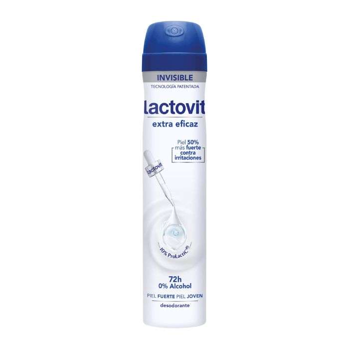 LACTOVIT DEODORANT EXTRA EFFICACE 72H 0 ALCOHOL SPRAY 200 ML