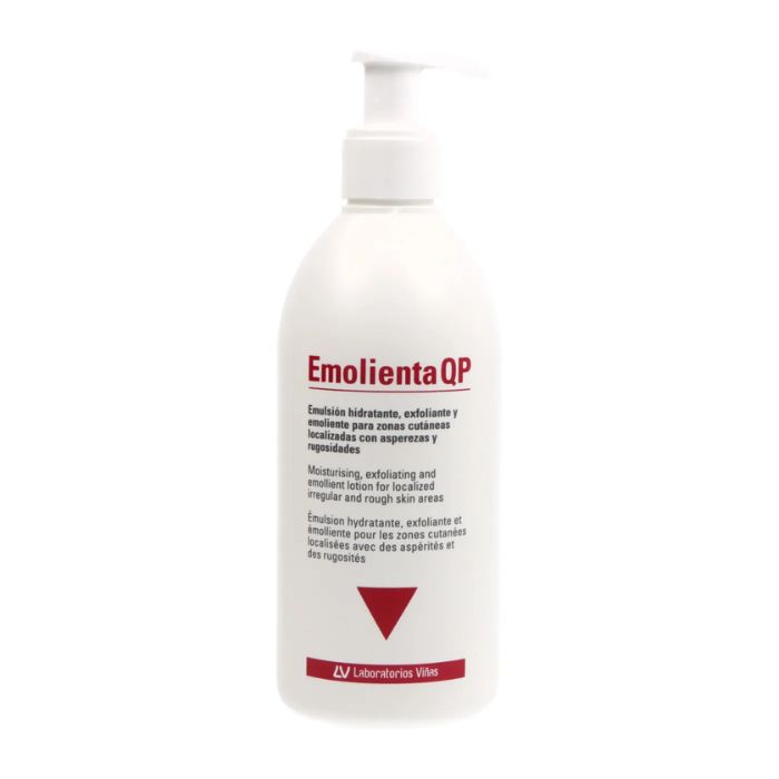 LABORATORIOS VINAS EMOLIENTA QP EMULSION HYDRATANTE EXFOLIANTE POUR LES ZONES CUTANEES 300 ML