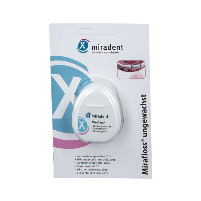 MIRADENT MIRAFLOSS CHX FILS DENTAIRE 20 M