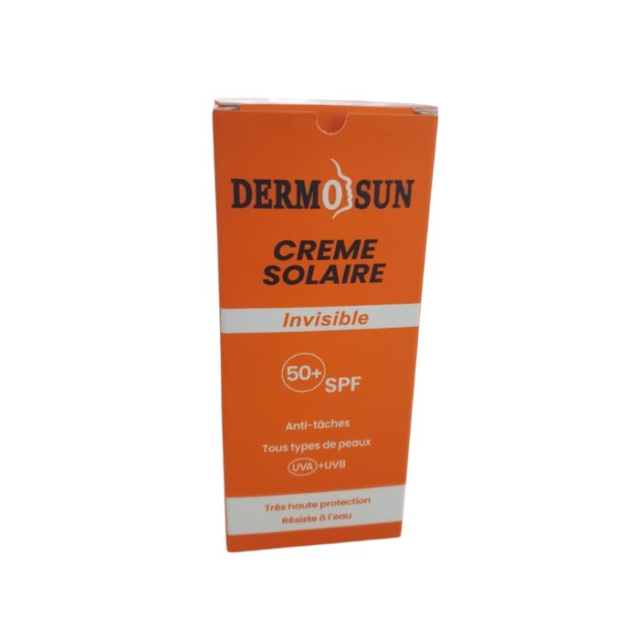 DERMOSUN CREME SOLAIRE INVISIBLE SPF 50+ ANTI TACHES 50 ML