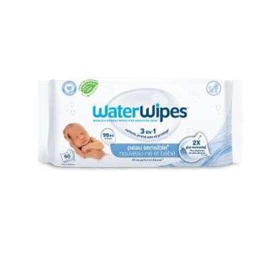 WATERWIPES 60 LINGETTES BEBE