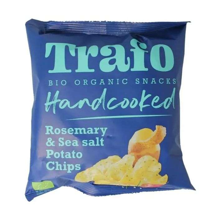 TRAFO BIO ORGANIC SNACKS CHIPS AU ROMARIN ET SEL DE MER 40G