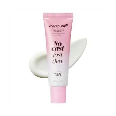 MEDICUBE NO CAST JUST DEW PDRN HYDRATING UV SERUM SPF50+ 50ML