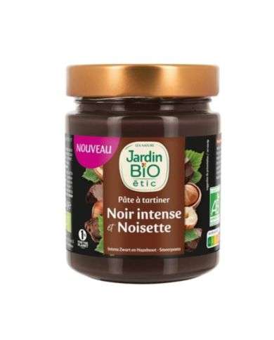 JARDIN BIO PATE A TARTINER NOISETTE ET CHOCOLAT + INTENSE 300G