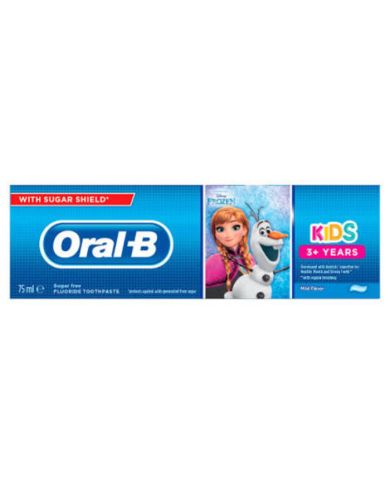 ORAL B DENTIFRICE FROZEN SUGAR FREE KIDS 3+ YEARS MILD FLAVOR