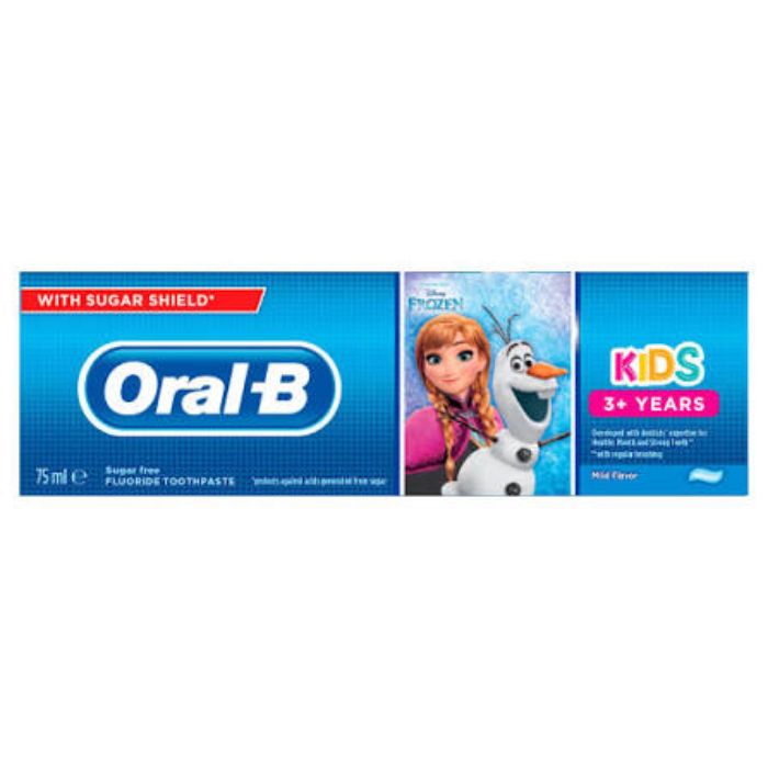 ORAL B DENTIFRICE FROZEN SUGAR FREE KIDS 3+ YEARS MILD FLAVOR