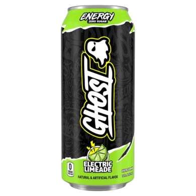 GHOST ENERGY ZERO SUGAR ELECTRIC LIMEADE 473 ML