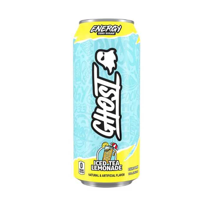 GHOST ENERGY LIMONADE ICED TEA SANS SUCRE 473ML