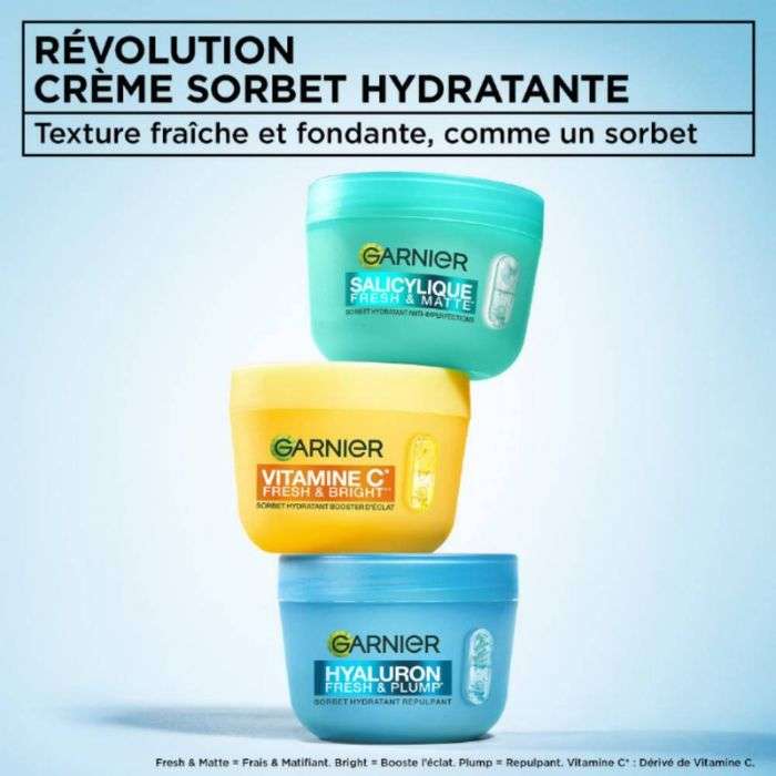 GARNIER CREME SORBET VITAMINE C FRESH AND BRIGHT 85 ML