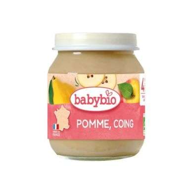 BABYBIO PETIT POT POMME COING 4 MOIS ET + 130 G