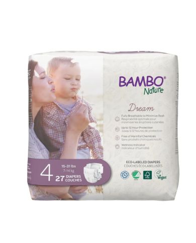 BAMBO NATURE DREAM COUCHES N4 7-14KG 27 COUCHES