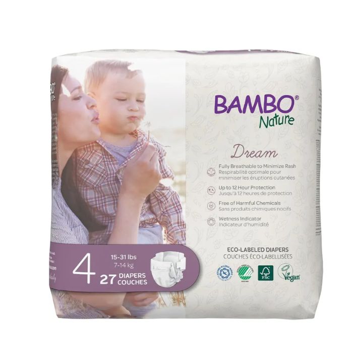 BAMBO NATURE DREAM COUCHES N4 7-14KG 27 COUCHES