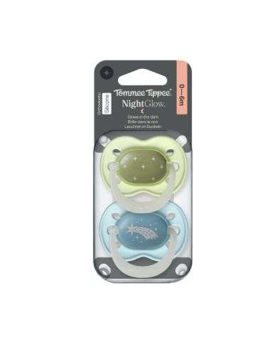 TOMMEE TIPPEE SUCETTE ORTHODONTIQUE NUIT 0-6 MOIS