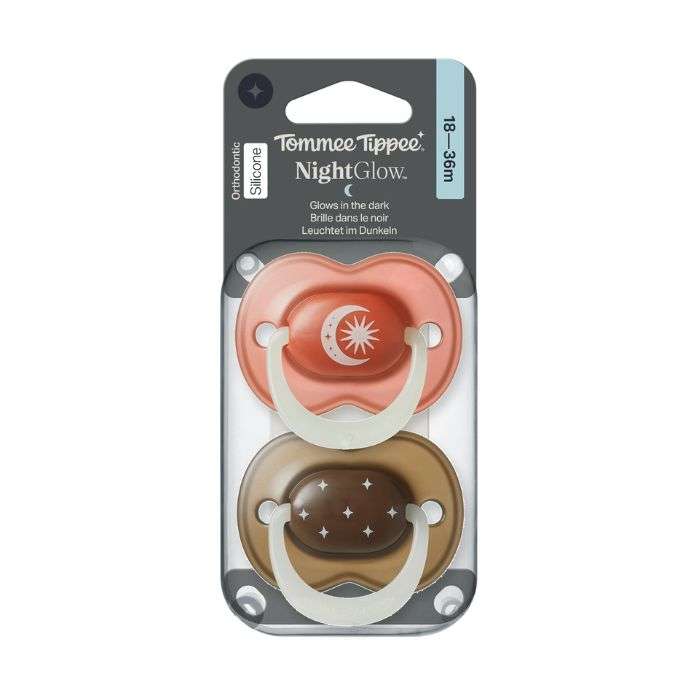 TOMMEE TIPPEE SUCETTE ORTHODONTIQUE NUIT 18-36 MOIS