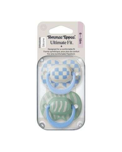 TOMME TIPPEE ULTIMATE FIT SUCETTES ORTHODONTIC SILICONE 6-18 MOIS