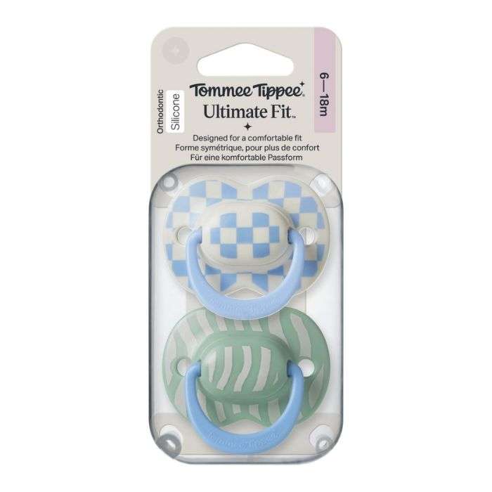TOMME TIPPEE ULTIMATE FIT SUCETTES ORTHODONTIC SILICONE 6-18 MOIS