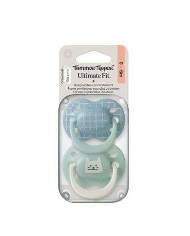TOMMEE TIPPEE ULTIMATE FIT SUCETTE ORTHODONTIQUE 0-6 MOIS