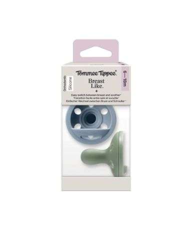 TOMMEE TIPPEE BREAST LIKE TETINE ORTHODONTIQUE 6-18 MOIS