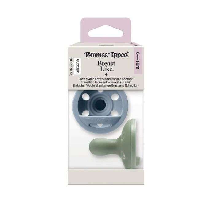 TOMMEE TIPPEE BREAST LIKE TETINE ORTHODONTIQUE 6-18 MOIS