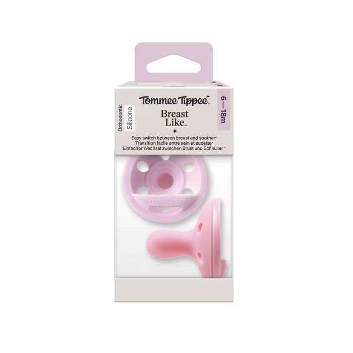 TOMMEE TIPPEE BREAST LIKE TETINE ORTHODONTIQUE 6-18 MOIS