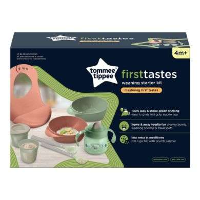 TOMMEE TIPPEE FIRST TASTES WEANING STARTER KIT 4 MOIS