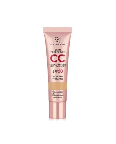 GOLDEN ROSE SKIN PERFECTOR CC CREME SPF 50 LIGHT FOUNDATION 30ML