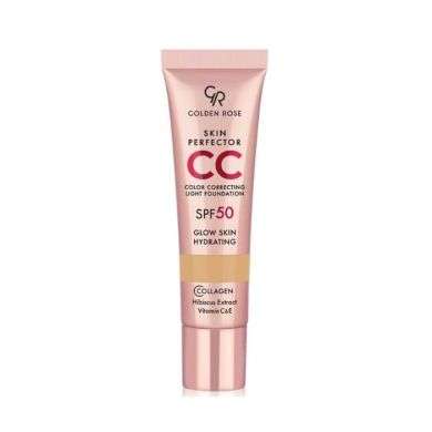 GOLDEN ROSE SKIN PERFECTOR CC CREME SPF 50 LIGHT FOUNDATION 30ML