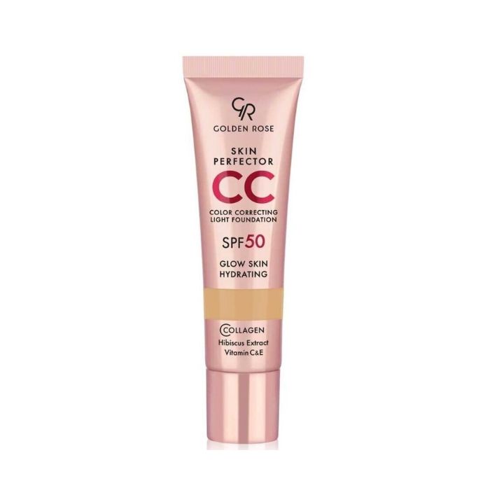 GOLDEN ROSE SKIN PERFECTOR CC CREME SPF 50 LIGHT FOUNDATION 30ML