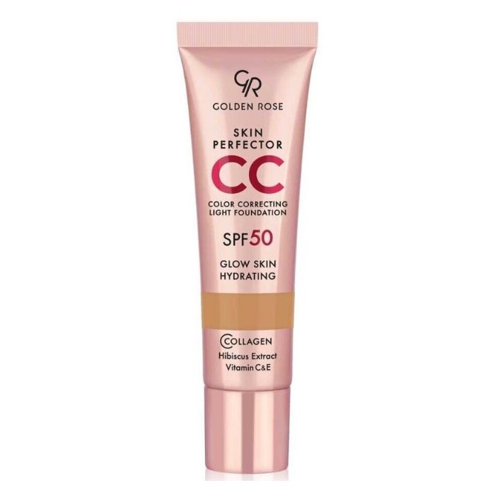 GOLDEN ROSE SKIN PERFECTOR CC CREME SPF 50 LIGHT FOUNDATION 30ML