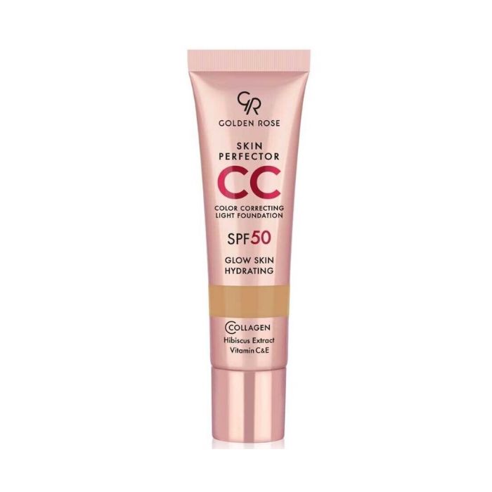 GOLDEN ROSE SKIN PERFECTOR CC CREME SPF 50 LIGHT FOUNDATION 30ML