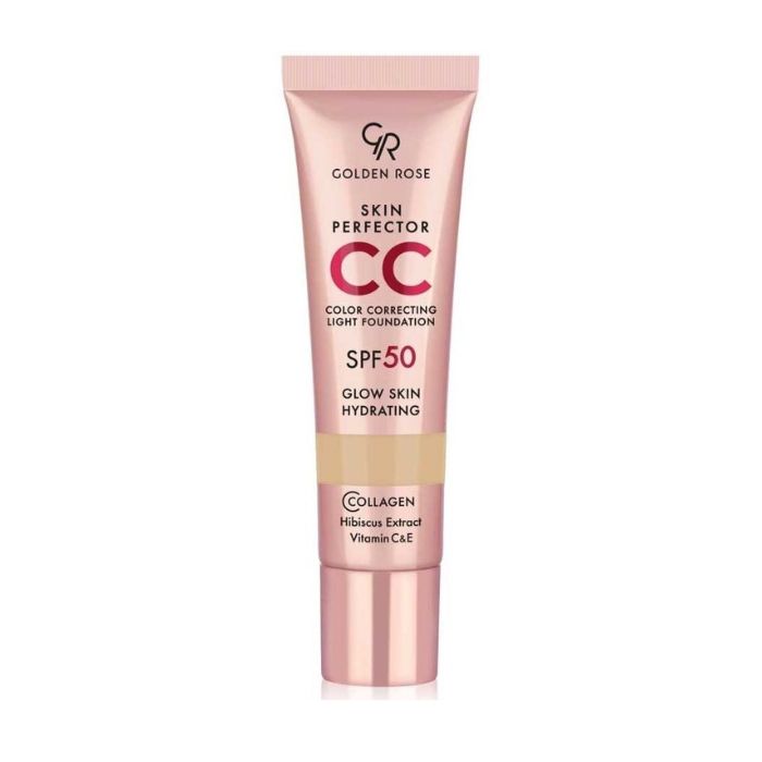GOLDEN ROSE SKIN PERFECTOR CC CREME SPF 50 LIGHT FOUNDATION 30ML
