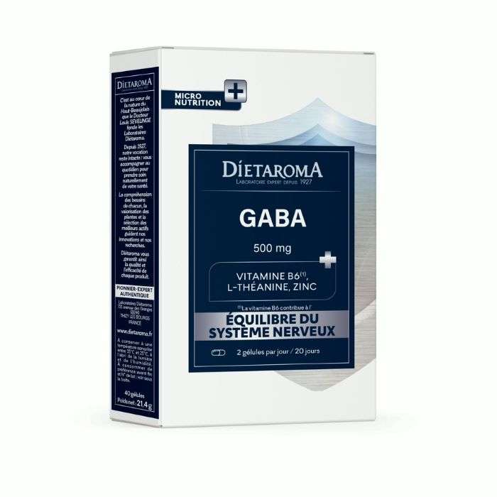 DIETAROMA GABA 500MG 40 GELULES