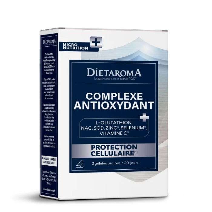 DIETAROMA COMPLEXE ANTIOXYDANT PROTECTION CELLULAIRE 40 GELULES