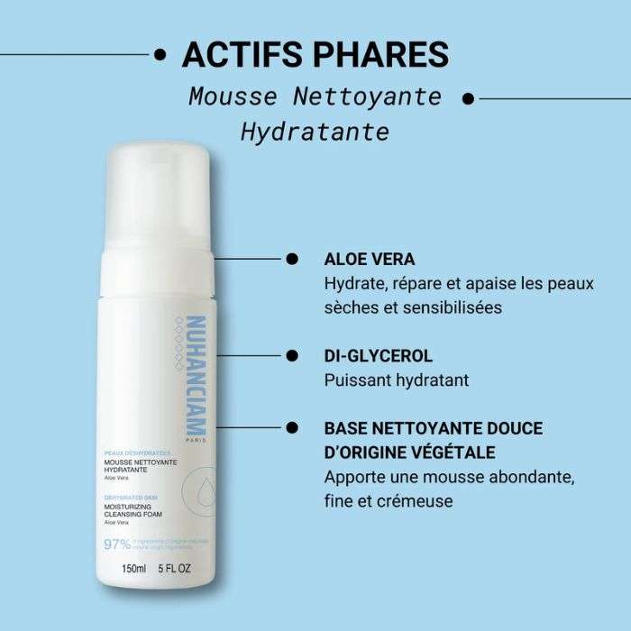 NUHANCIAM MOUSSE NETTOYANTE HYDRATANTE 150 ML