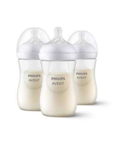 AVENT NATURAL RESPONSE 3 BIBERONS 1 MOIS+ 260 ML
