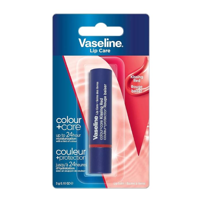 VASELINE LIP CARE COLOUR +CARE UP TO 24 HOURS MOISTURIZATION 3 G